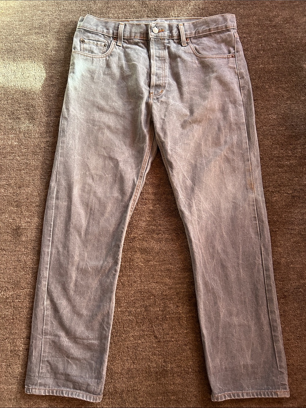 Levi's Gray Straight-Leg Jeans